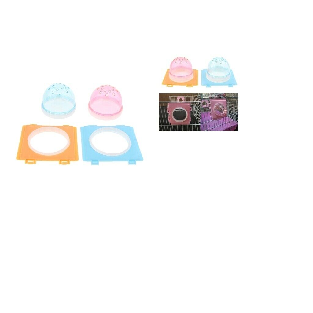 4x Hamster Cage Tube Pet Accessories DIY Tunnel Plug