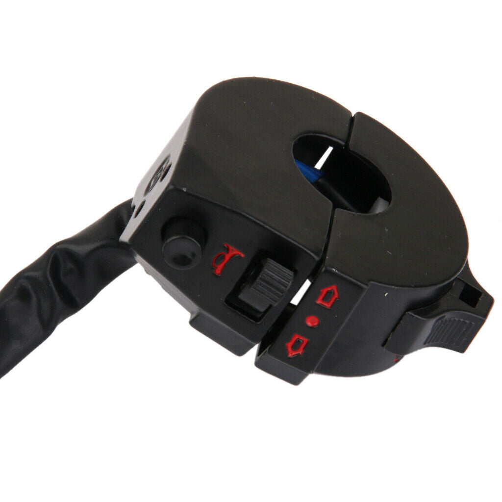 Universal Handlebar Left Side Control Switch ON-OFF Button for 7/8inch