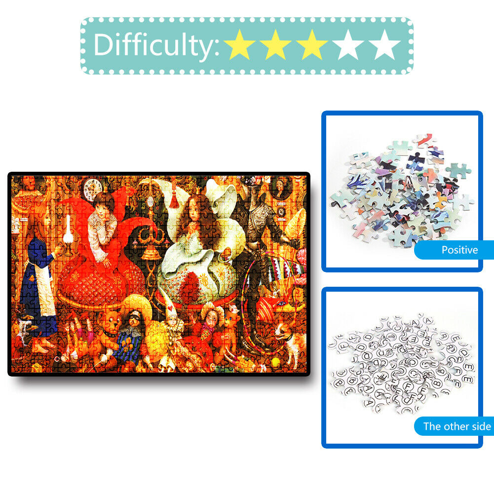 Puzzles Jigsaw 1000pcs Hall Princess Educational DIY Stress Relief Toys @