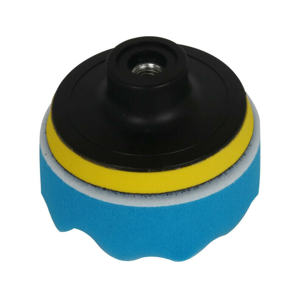 31Pcs 3" Car Polisher Pad Buffer Gross Polishing Drill Kit Sponge Waxing Buffing