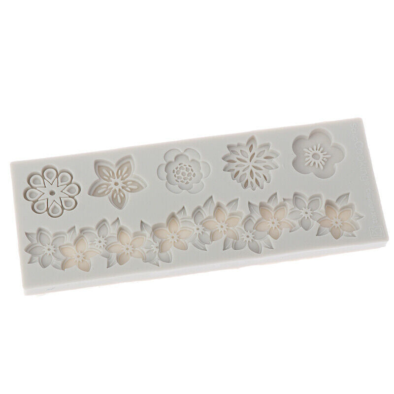 Flowers a variety of silicone mold Cake Chocolate Mold Cake Decorating Tool_DD