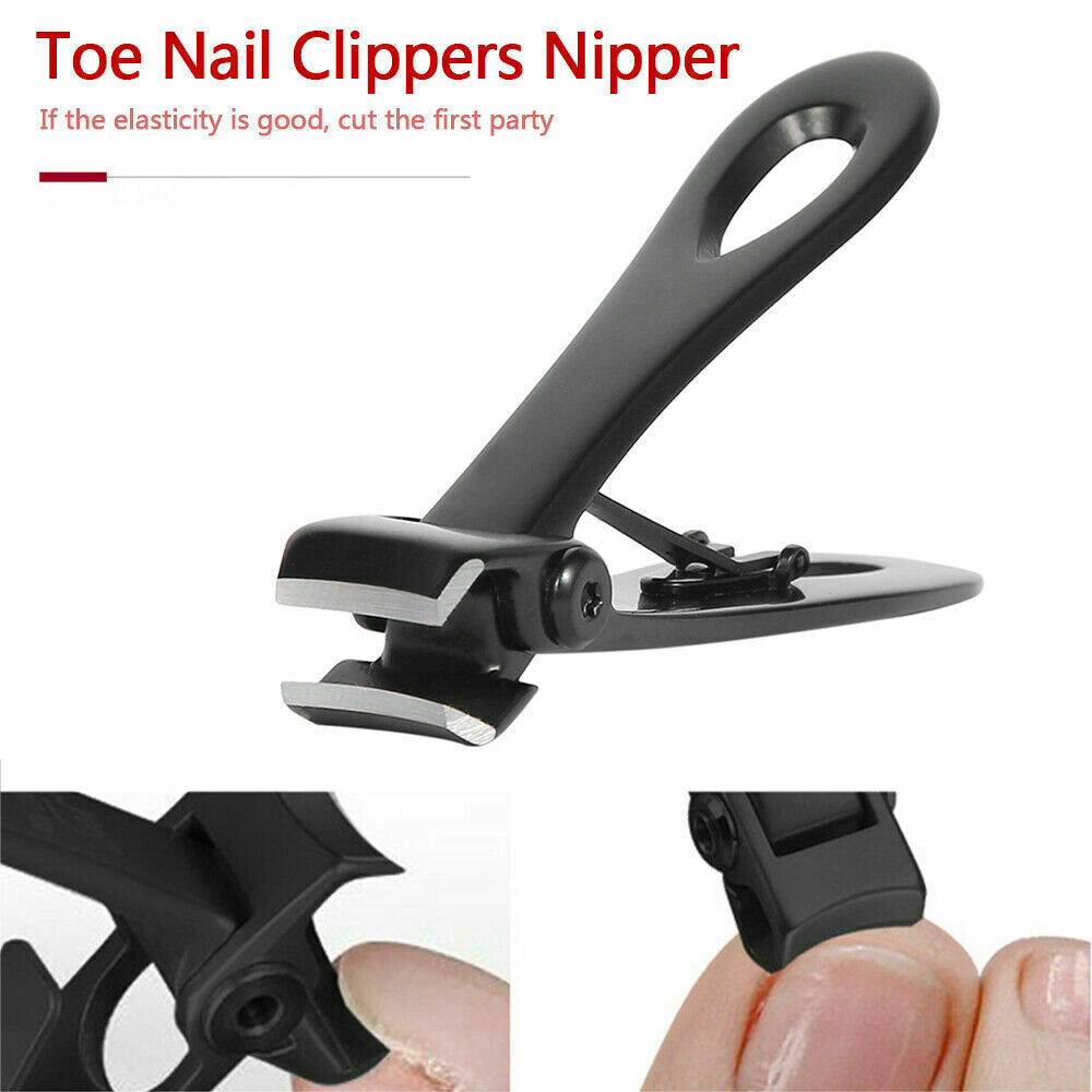 Extra Large Toe Nail Clippers Wide Opening Thick Nails Cutter Trim Sharp Blade..