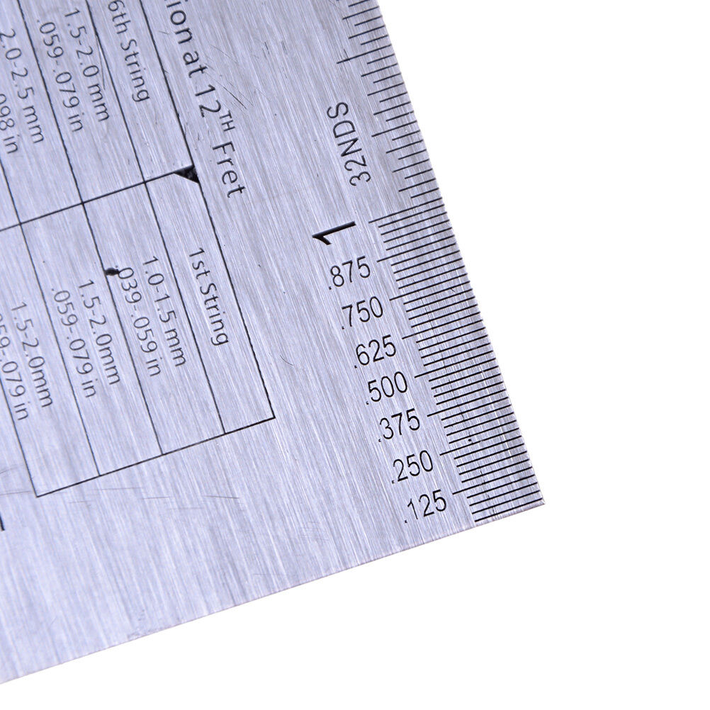 String Act Gauge Rulers Guide Setup Guitar Bass Electric Measuring Luthier.l8