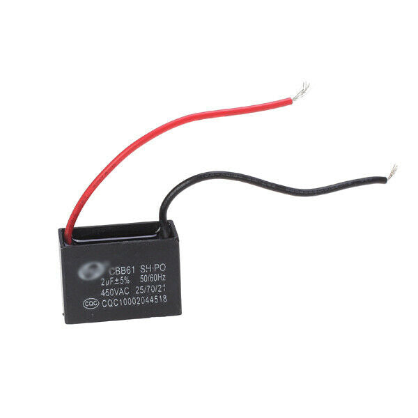 450V AC2uF 50 / 60Hz Polypropylene Film Start Capacitor Run Motor
