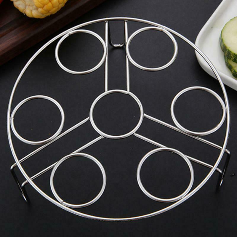 Multi-purpose stackable egg steamer rack tripod, anti-scalding transfer clip,