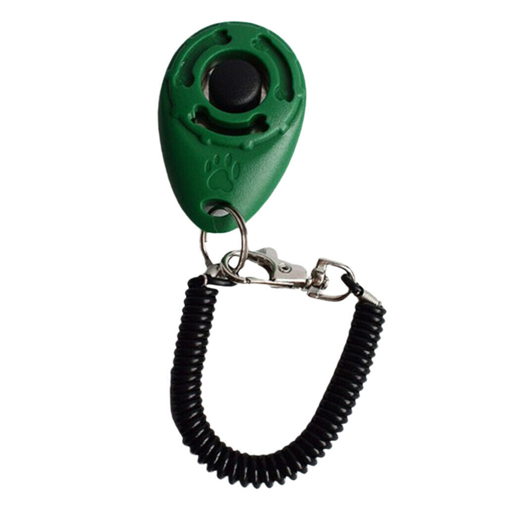 Dog Training Whistle Pet Training Clicker Adjustable Product Supplies Green