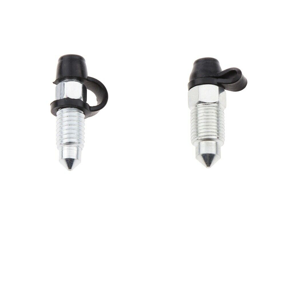 2 Pieces Screws Motorcycle Brake Calipers M8 X 1.25mm Screws Bleeder Screw