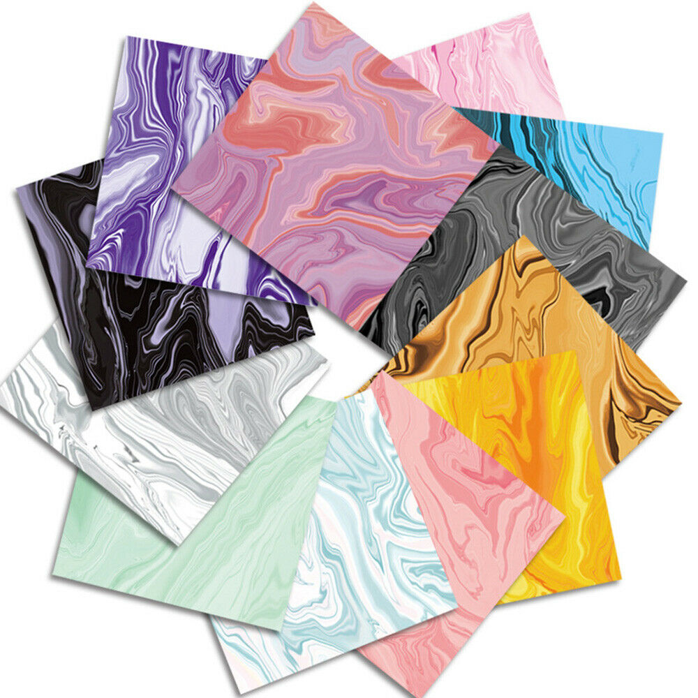 12Pcs 12" Paper Pad DIY Junk Journal Scrapbooking Album Background Decor Crafts