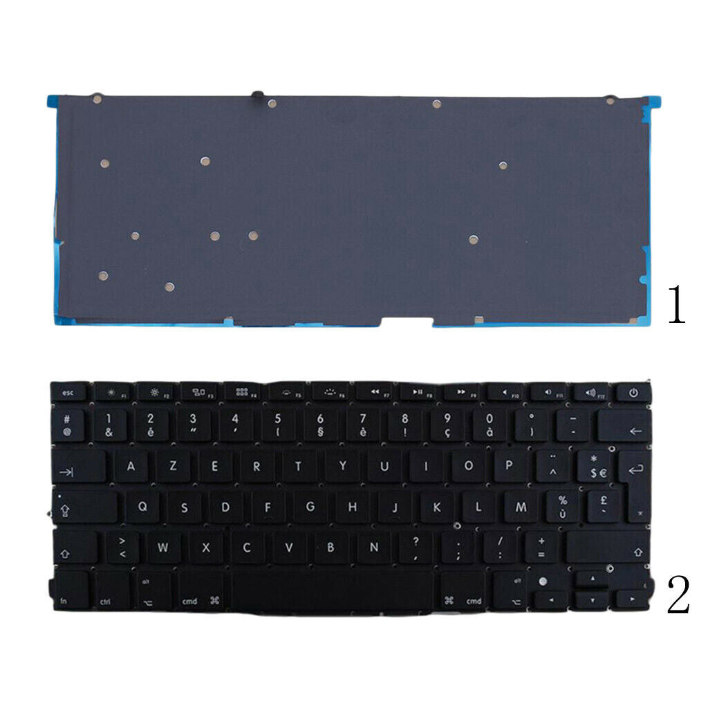 Keyboard Kit (French Layout) Backlit Replacement Compatible with Macbook Pro