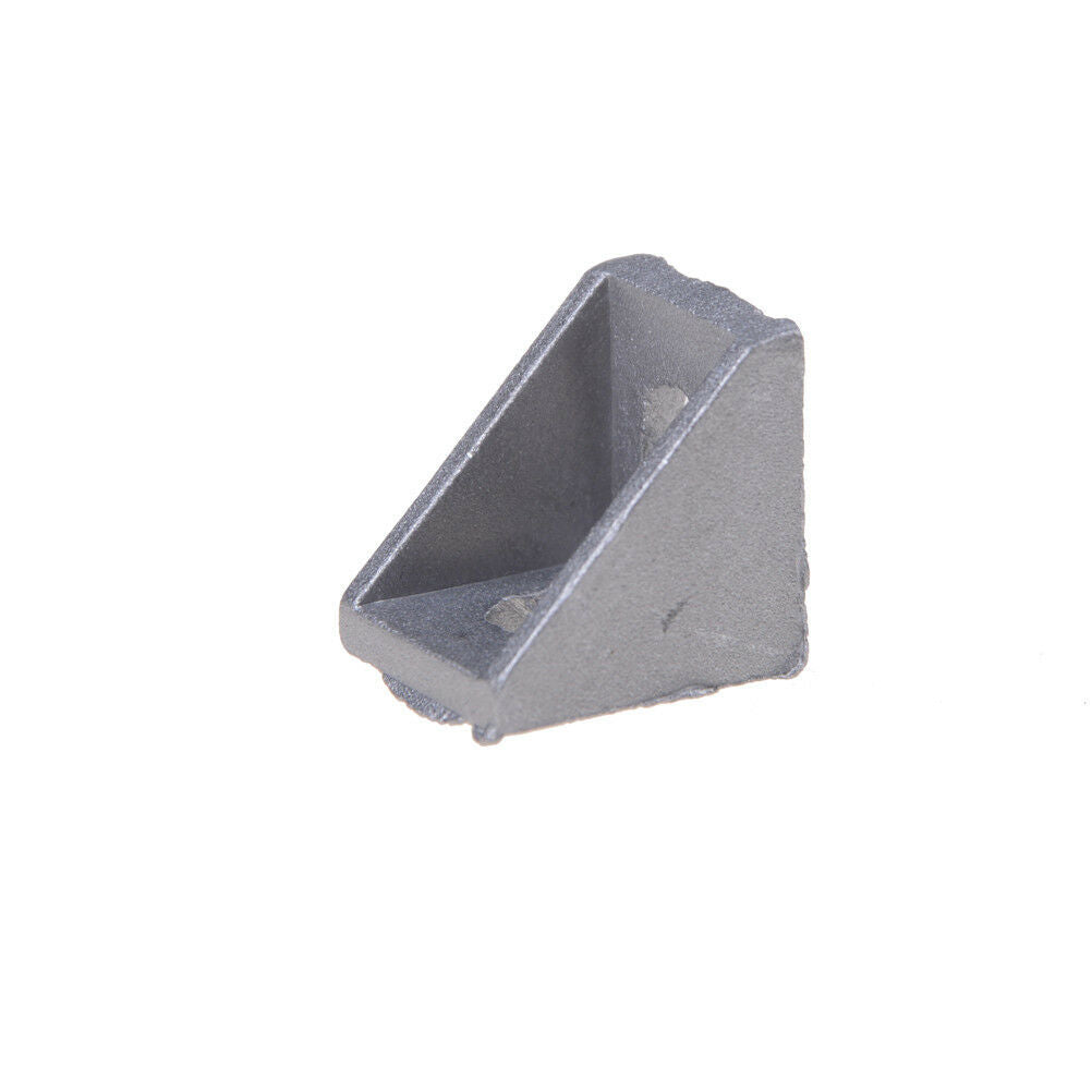 10PCS 20x20mm Grey Aluminum L Shape Brace Corner Joint Right Angle BrackeY ku SJ
