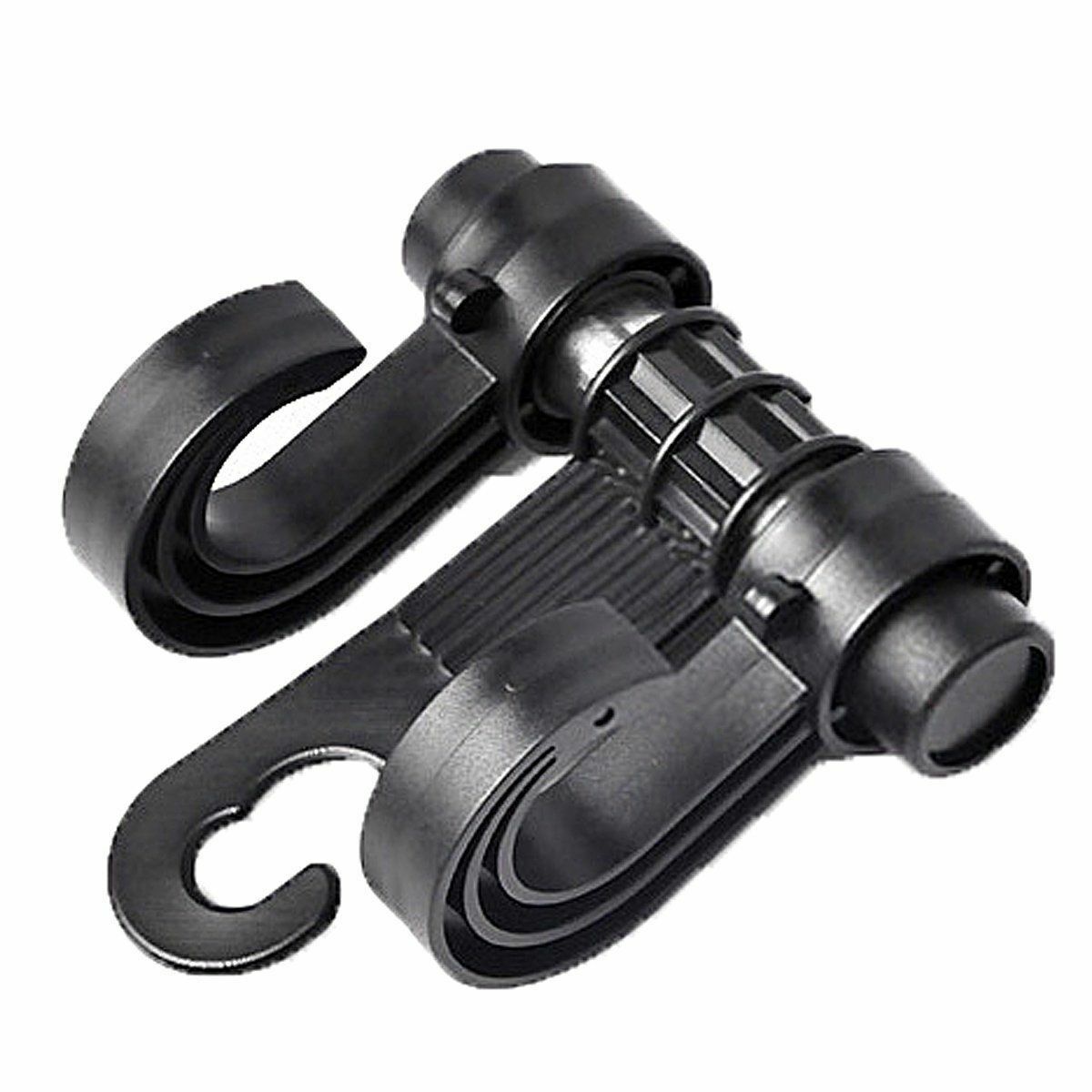 Car Vehicle Coat Hanger Bag Hanger Headrest Seat Double Hook Holder Organizer C