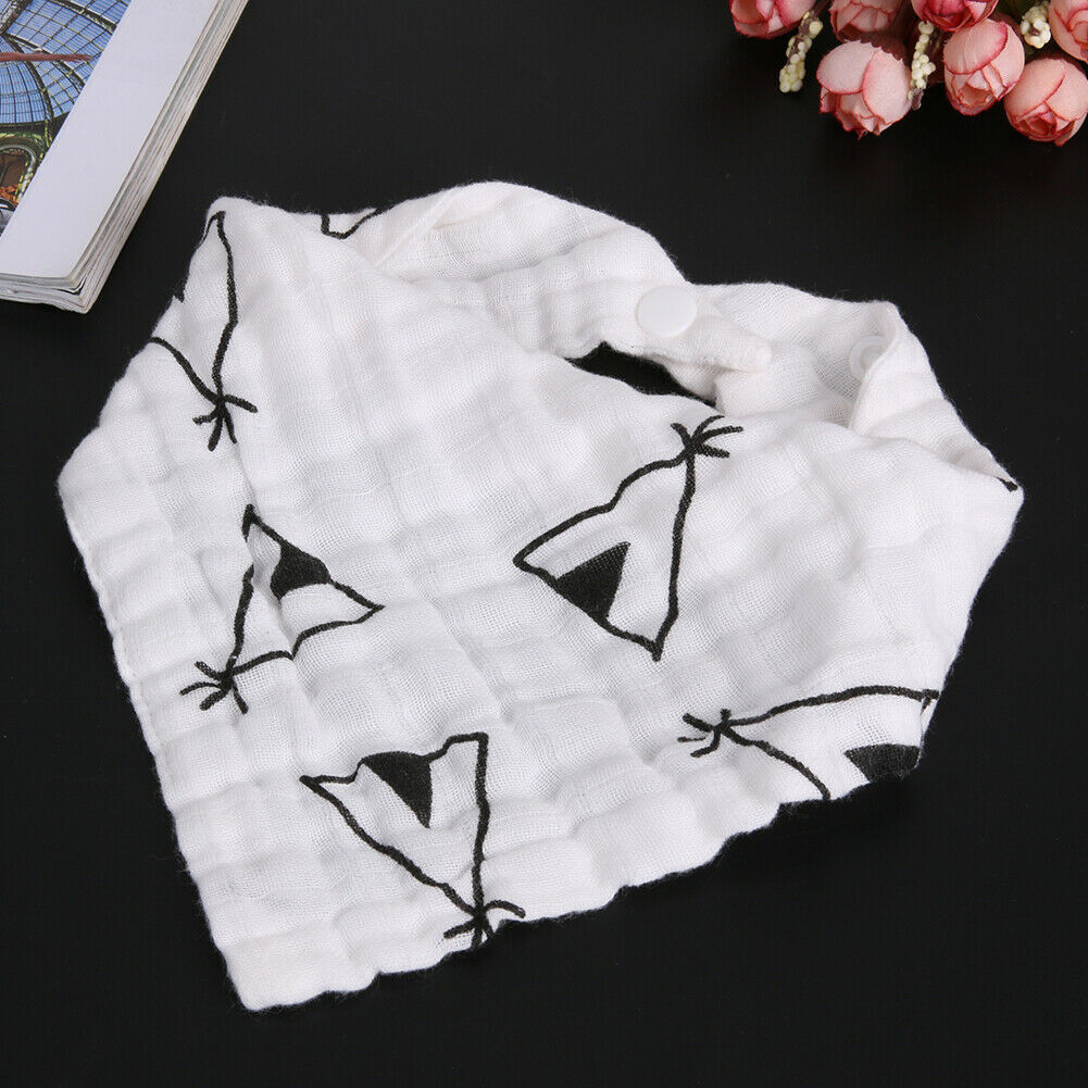Baby Kids Infant Triangle Head Scarf Bandana Feeding Bibs Saliva Towel New @