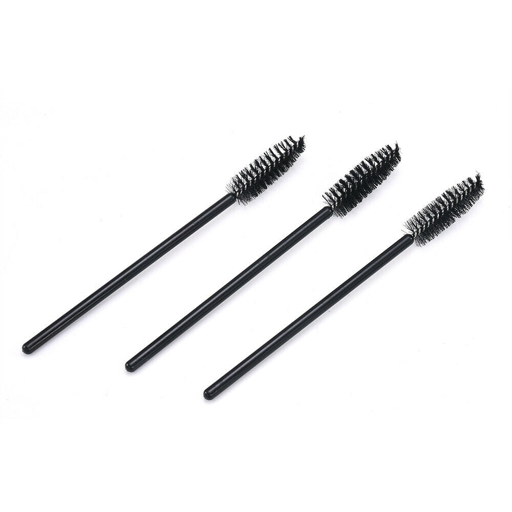 50Pcs Disposable Silicone Eyelash Brush Mascara Wands Eye Lashes Extension Tool