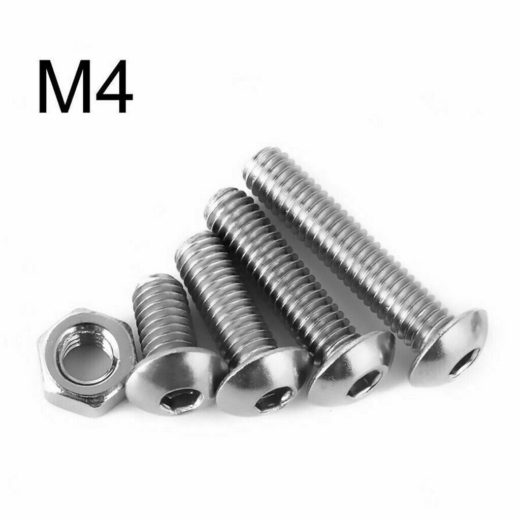500pcs Stainless Steel Head Bolts Screws Nuts Assorted Construction Hardware