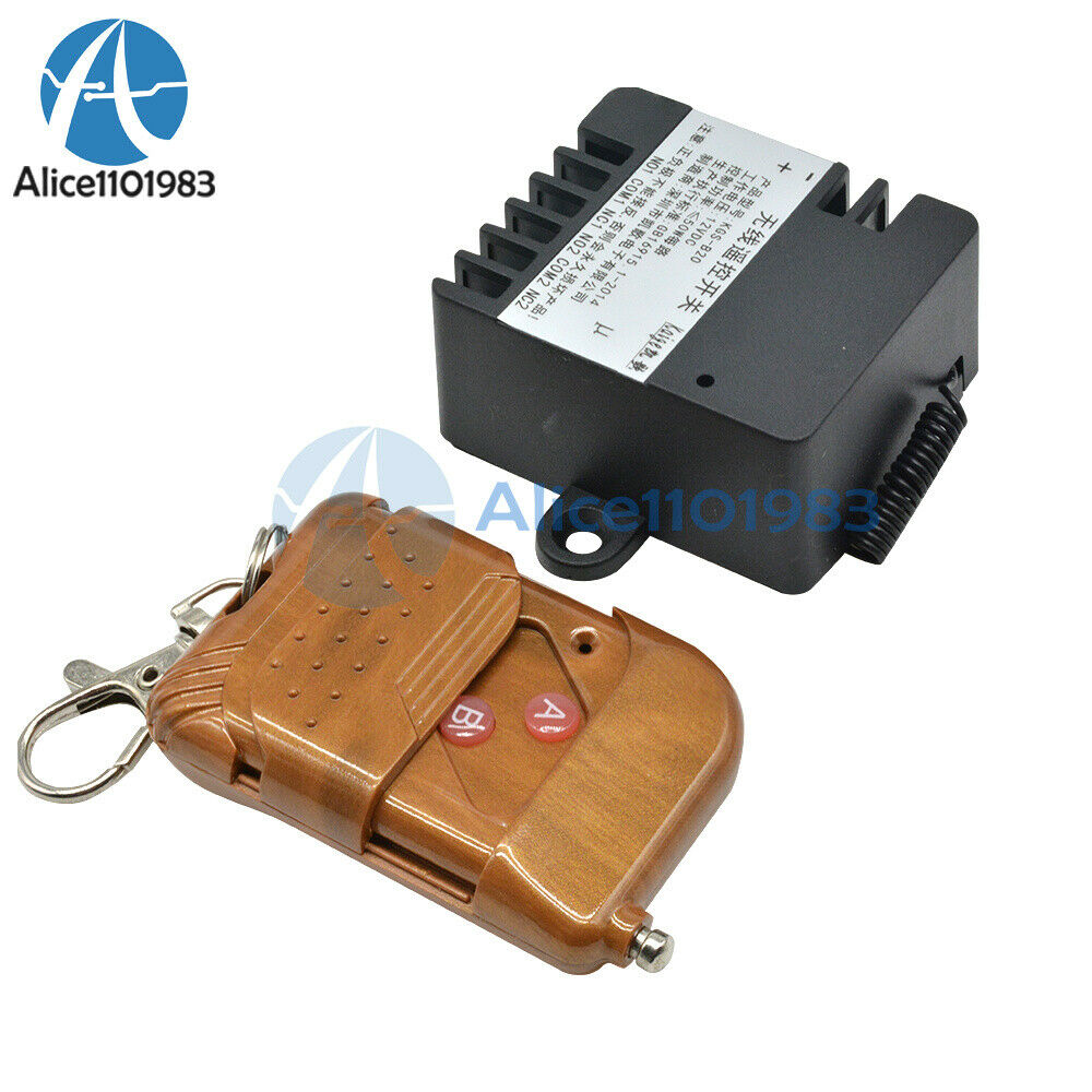 DC 12V 2CH RF Switch Transmitter + 433MHz Receiver + Protective Shell