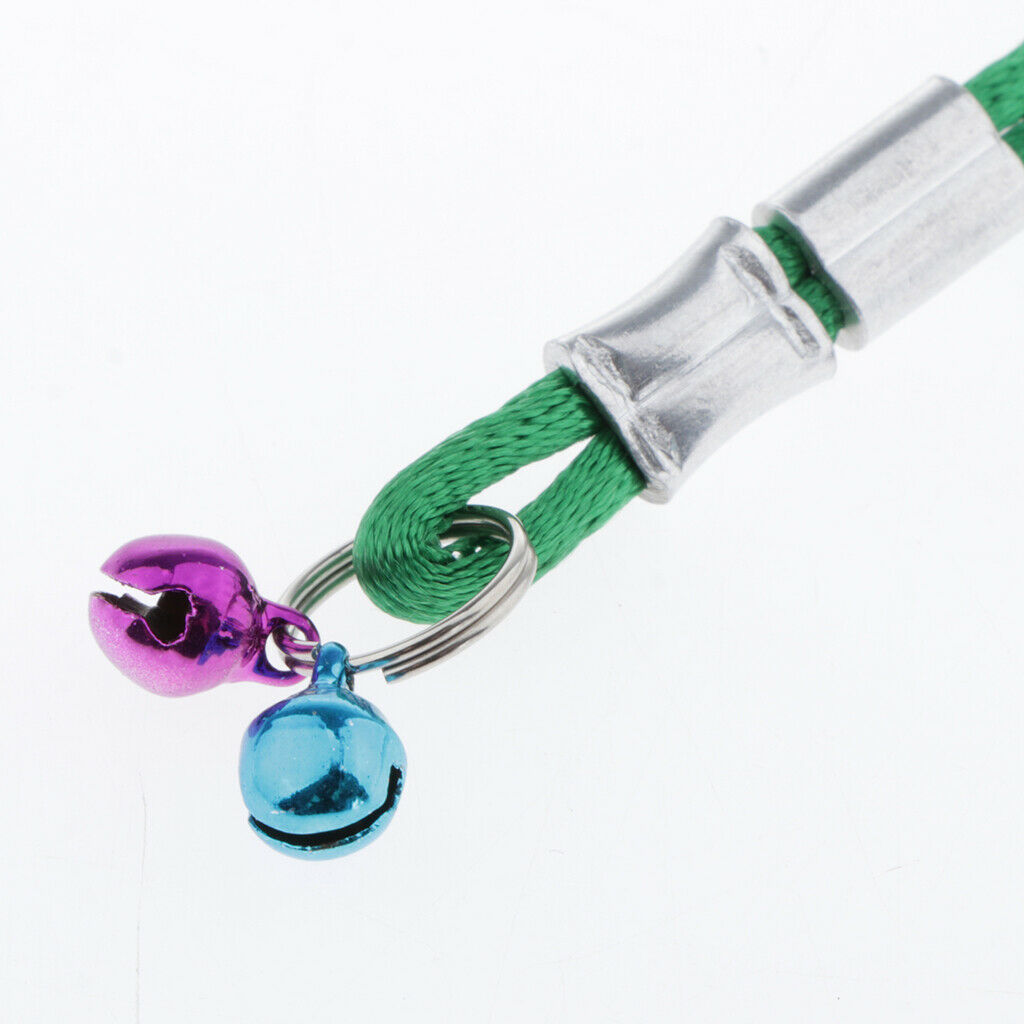 Adjustable Parrot Harness Lead Leash Anti Bite Rope Parrot Toys w/ Bells
