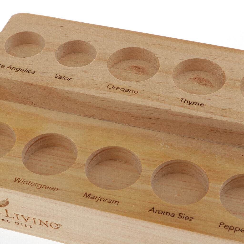 2Tier Essential Oil Aromatherapy Bottles Display Stand Rack Storage Case 12Slots