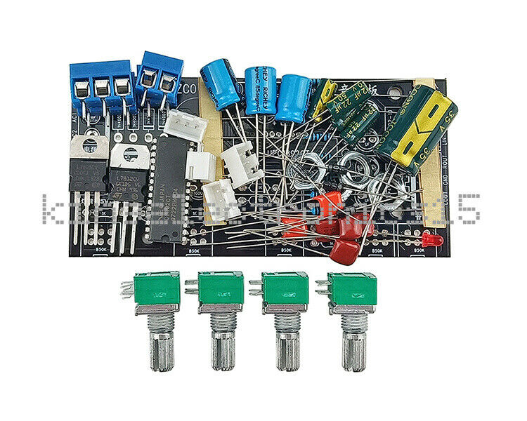 UPC1892 Preamplifier Tone Control Board Speaker Amplifiers Preamp Treble Bass E