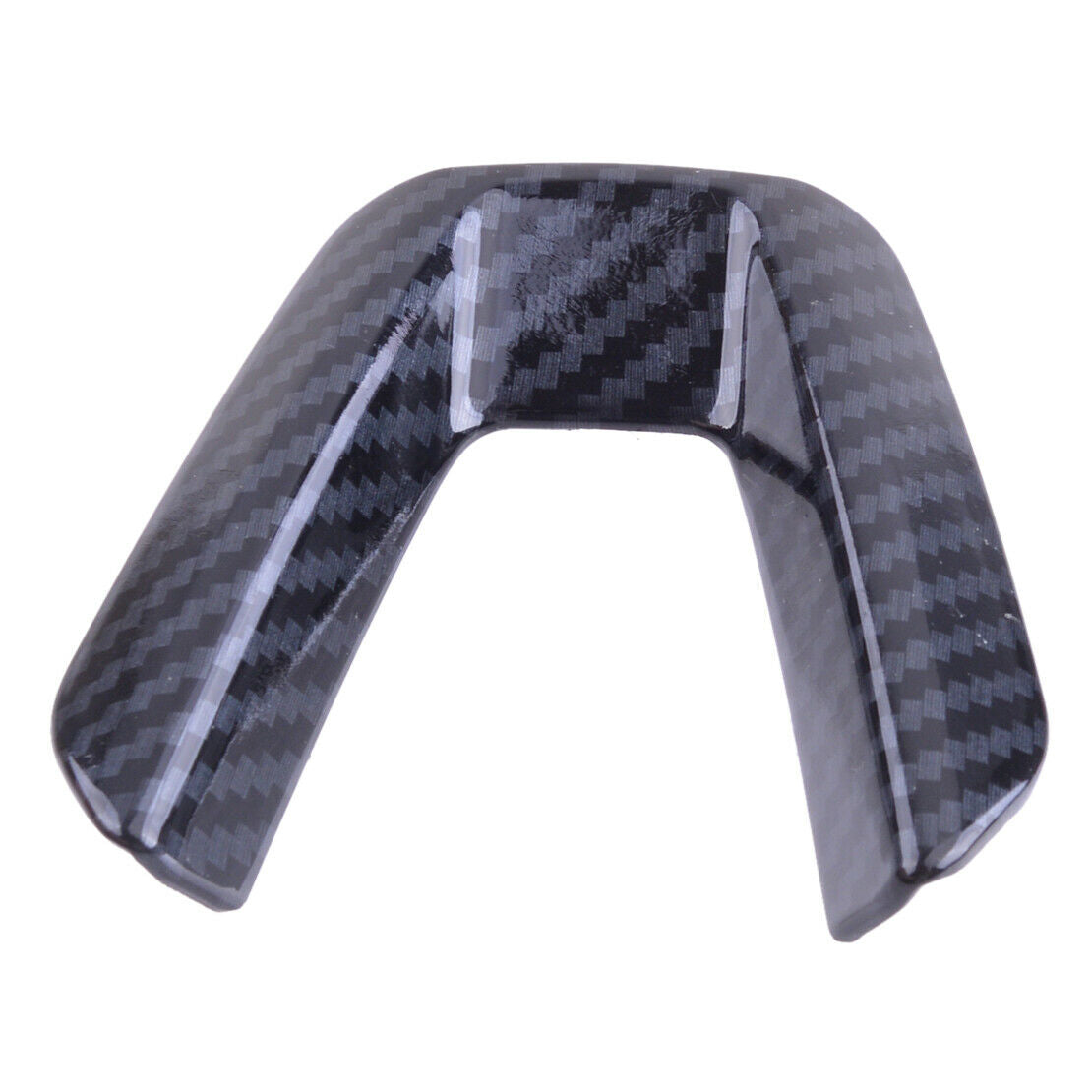 Carbon Fiber Texture Steering Wheel Center Lower Trim Fit For Mazda 3 6 CX-5 CX9