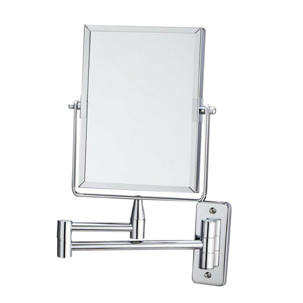 Double Sided 2X Magnified Cosmetic Makeup Mirror with 15 ''