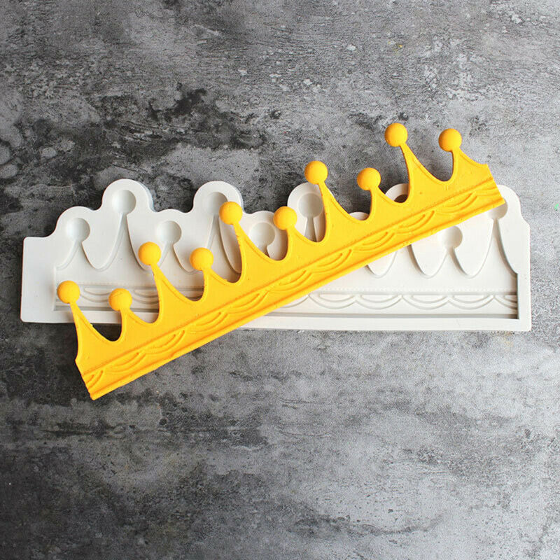 1PC Crown Silicone Mold Fondant Mold Cake Decorating Tools Chocolate Mo.l8