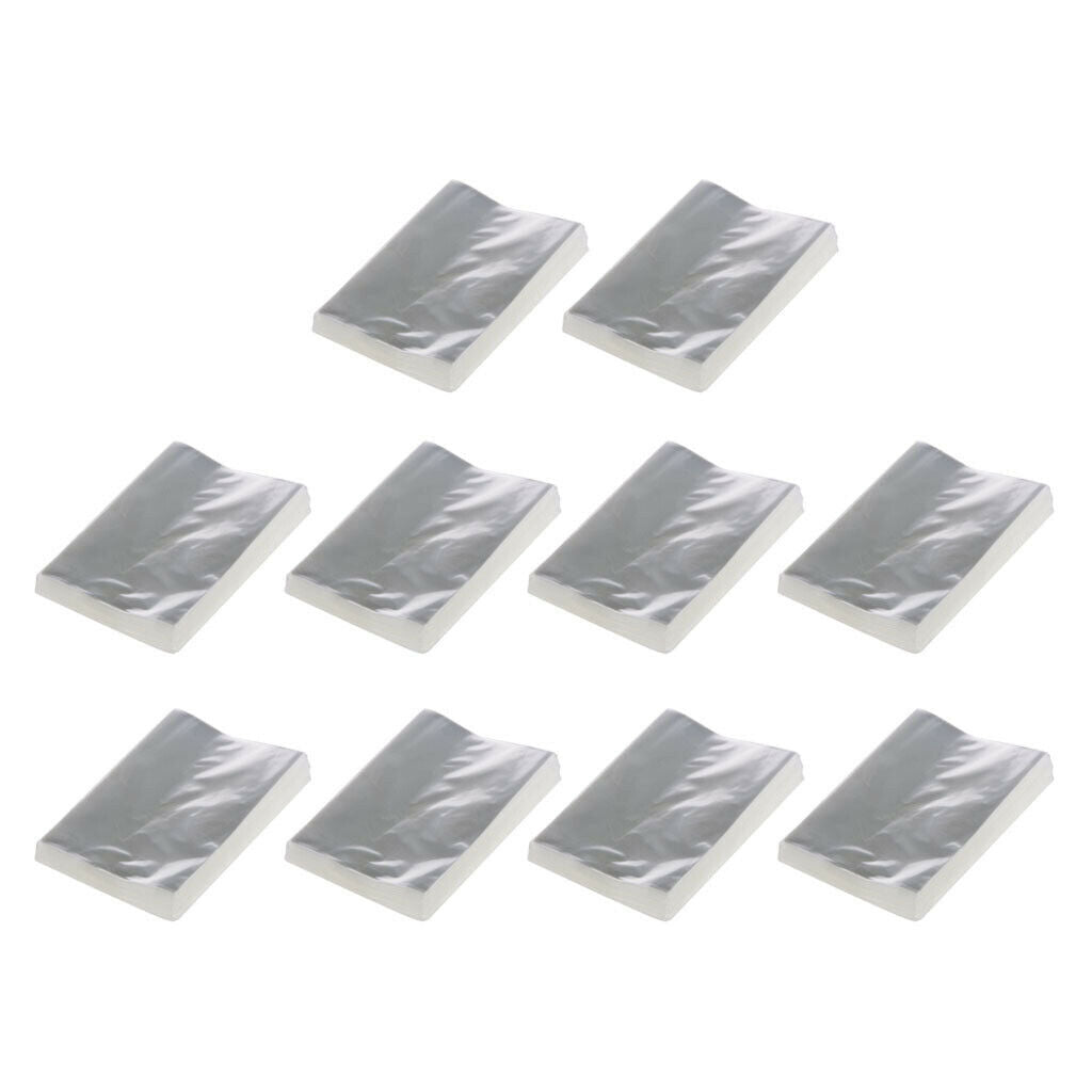 1000ct Clear Plastic Bags 2.4x3.9 - Self Sealing OPP Cello Bags for Bakery