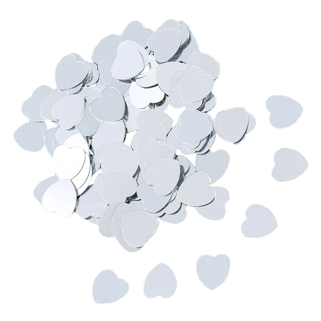 Glitter Plastic Heart Confetti for Valentine's Day Wedding Party Decorations