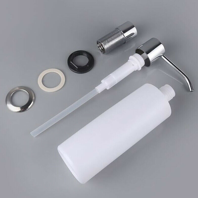 300ml Kitchen Sink Soap Dispenser Pump Head Liquid Bottle Organizer Convenie Lt