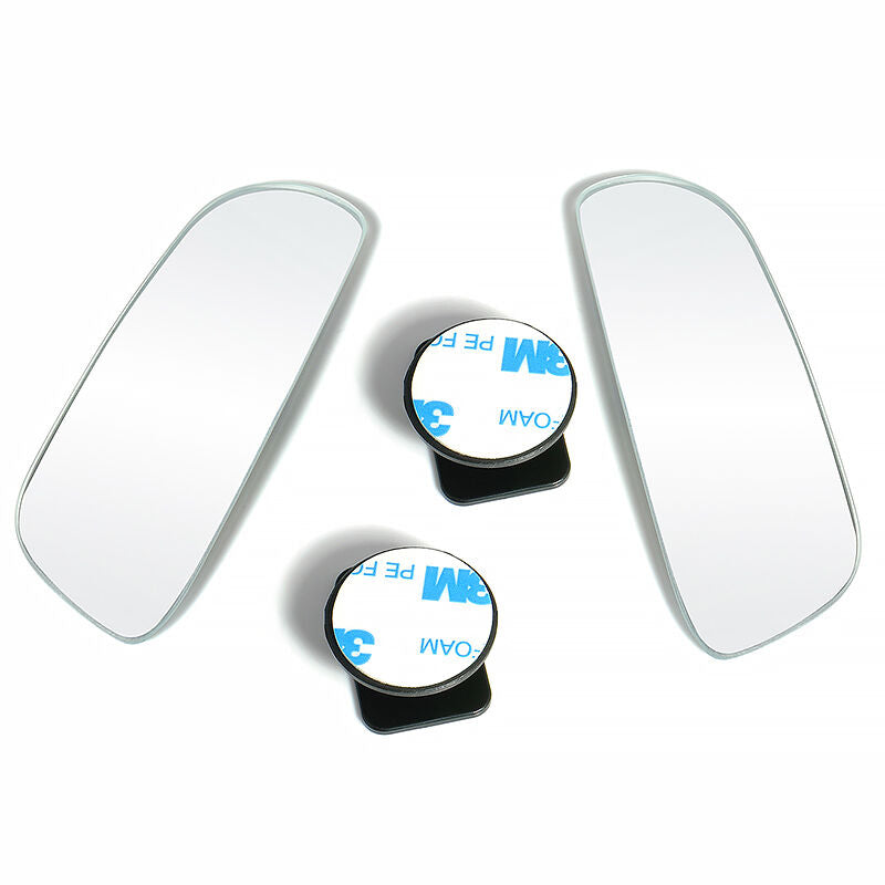 2x Universal Car Auto 360Â° Wide Angle Convex Rear Side View Blind Spot Mirror