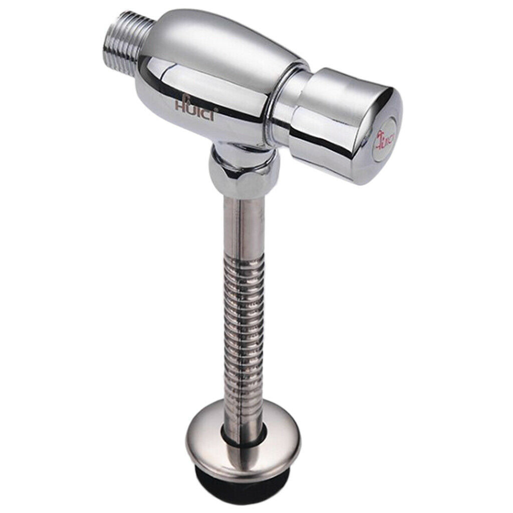 Toilet Push Flush Flusher Button-Type Manual Delay Valve