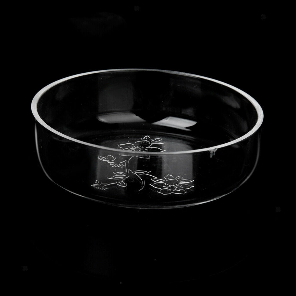 Shrimp Feeding Dish for Fish Tank Acrylic Shrimp Food Aquarium - Pattern Winter