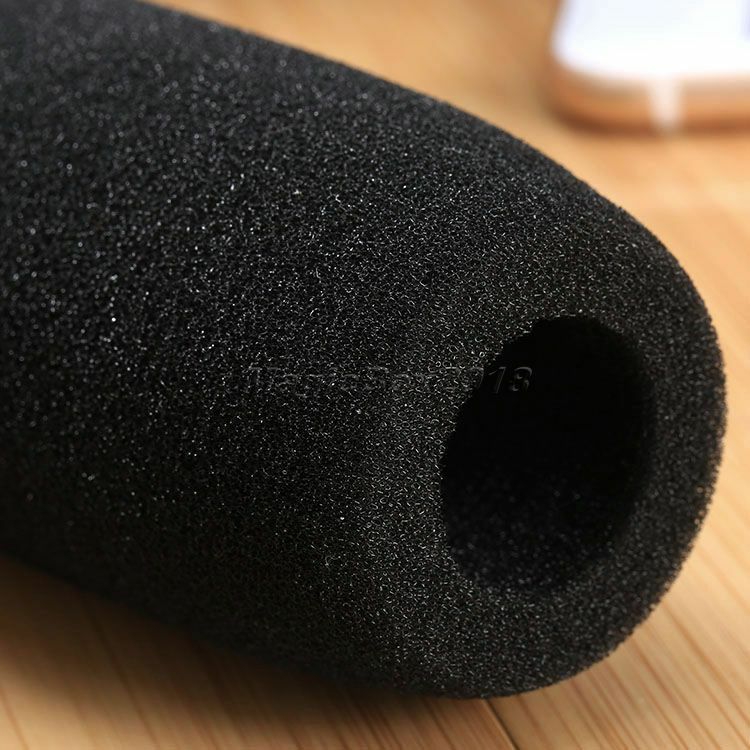 4.9" 12.5cm Microphone Windscreen Windshield Foam Sponge Mic Cover Black New