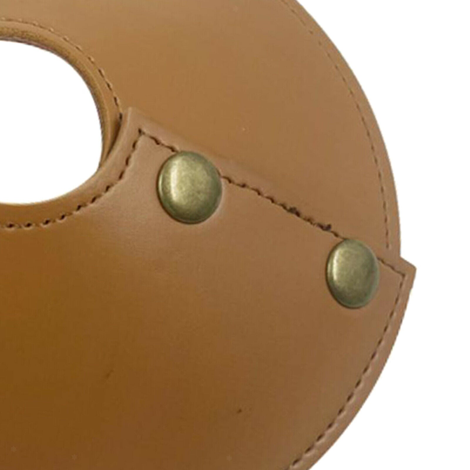 2X Outdoor PU Leather Lamp Shade Replacement Light Cover Removable Light Brown