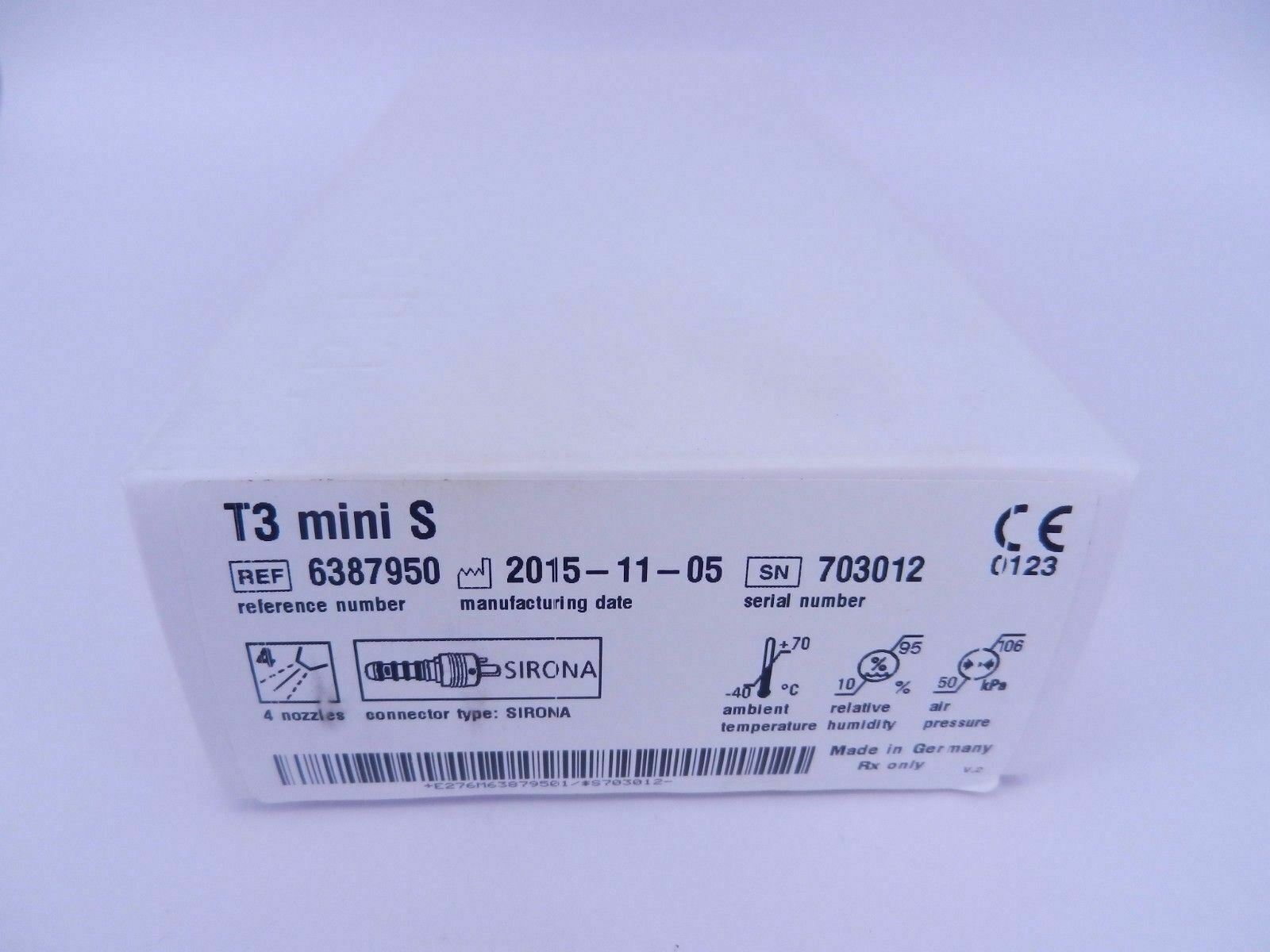 Dental Sirona T3 TURBINE HIGH SPEED HANDPIECE MINI HEAD FIT B QUICK COUPLING