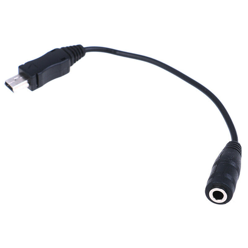Mini USB Male to 3.5mm Jack Female Audio Cable Mic Adapter Headphone Earphone Tt