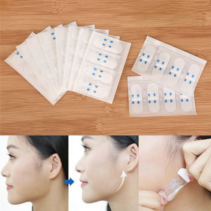 42X V shape face label lift up fast work maker chin adhesive tape face lift toBD