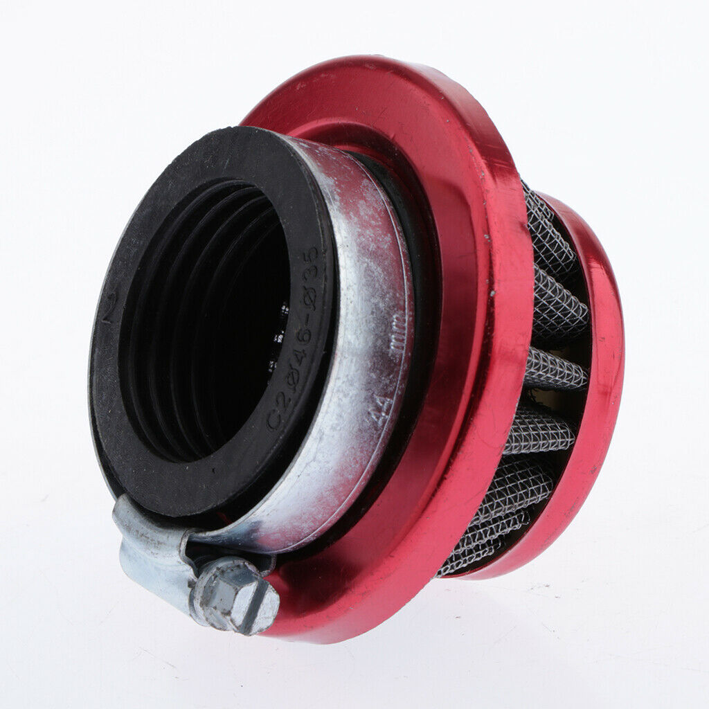 Motorcycle 35MM Air Filter For 49CC 2 Stroke Mini Pocket Bike Red