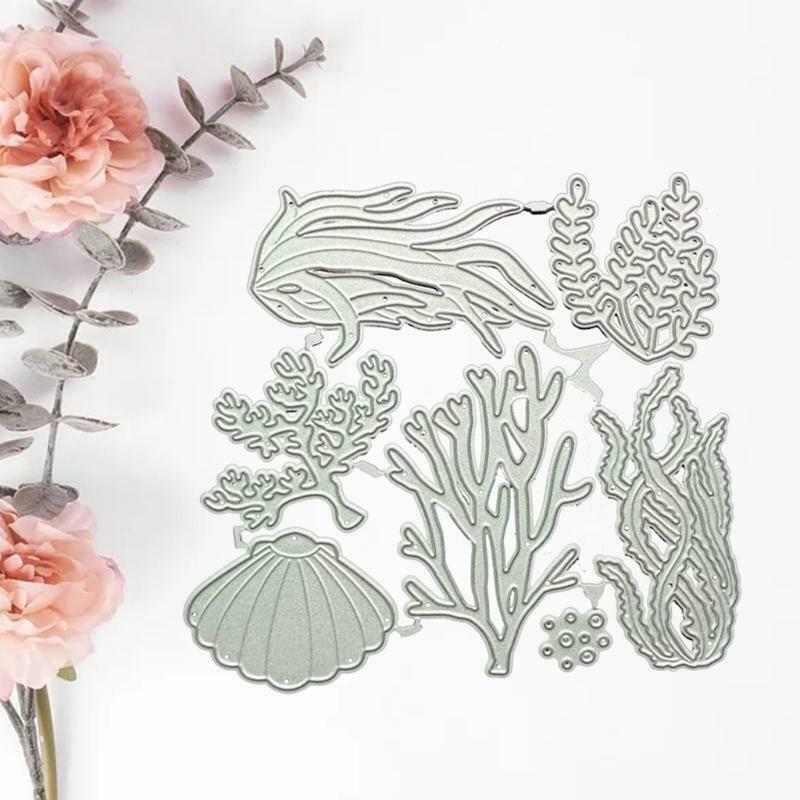 Aquatic Plants Metal Cutting Dies Stencil DIY Scrapbooking Album Paper Card Mold