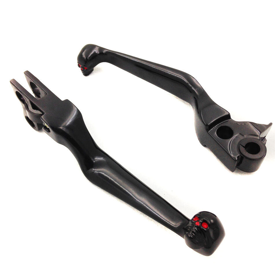 Black Lever Fit for Harly FLSTC Heritage FXDWG Dyna Wide Glide FXDB Street Bob