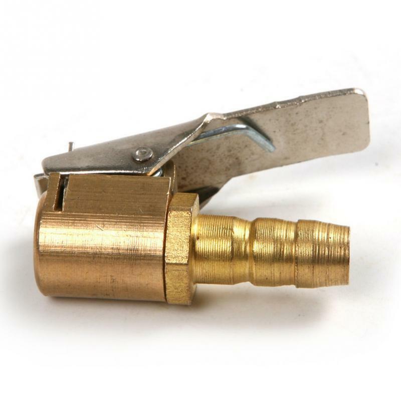 Open Flow Tire Valve Air Chuck, Clip on style - 1/4" barb COATS Changer Hose