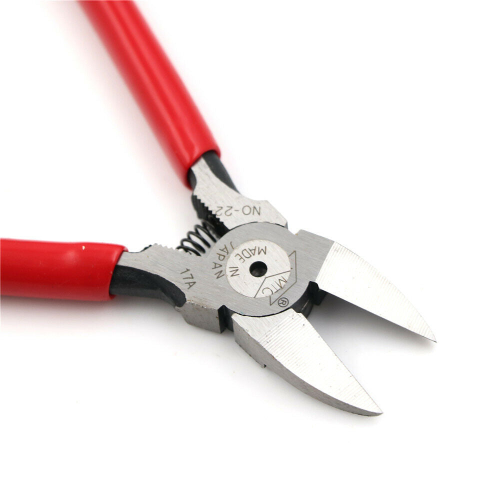 153MM Flat Blade Digonal Cut Copper Wire Plastic Cutter Plier Nipper MTC-22Y1