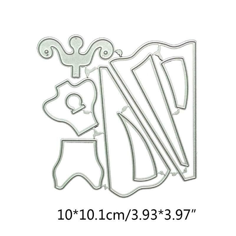 Dress Metal Cutting Dies Stencil DIY Scrapbooking Album Paper Card Template Mold