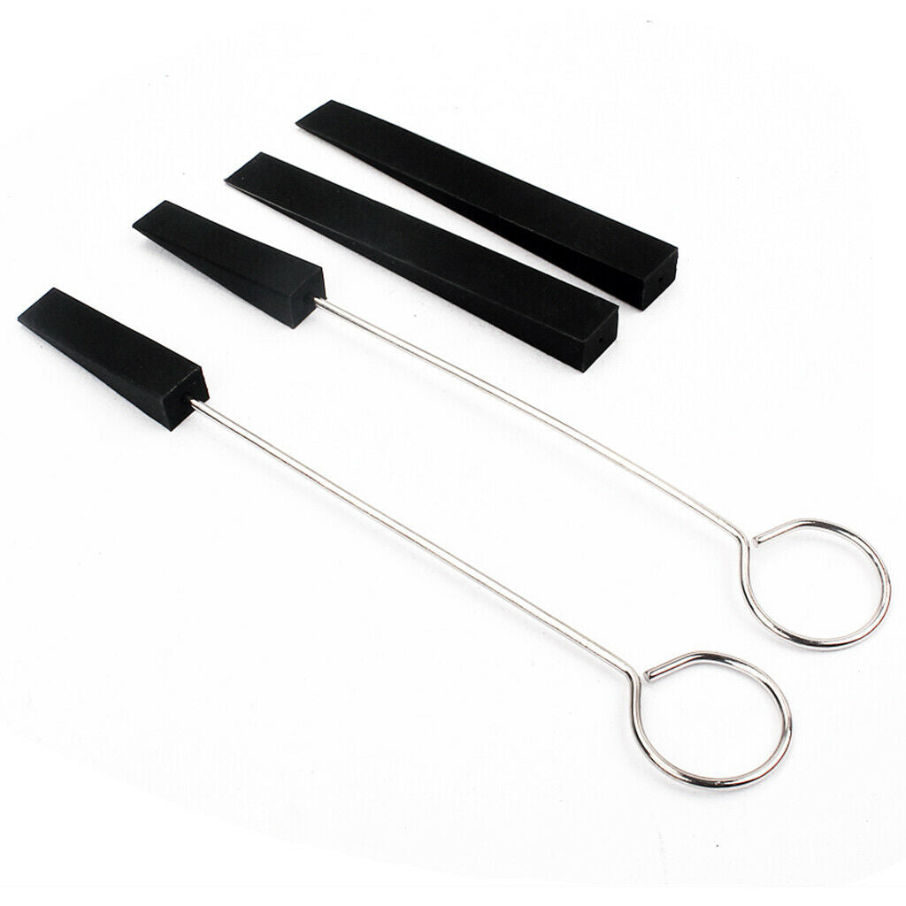 Set of 4 piano tuner rubber damper handles for piano part fixing tools
