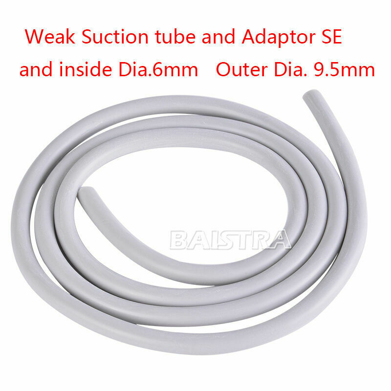 5 X Saliva Ejector Handpiece Tubing Hose Pipes Dental Suction Adaptor Low Weak