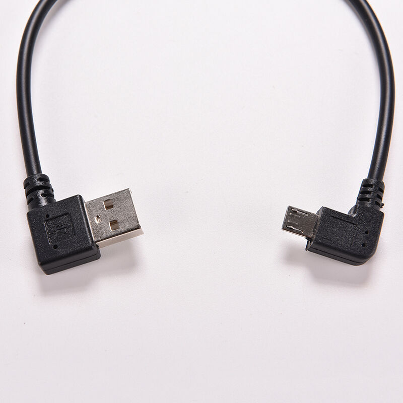 Micro USB 5 Pin Male to USB 2.0 A Male Cable Converter 90 Degree Adapter .l8