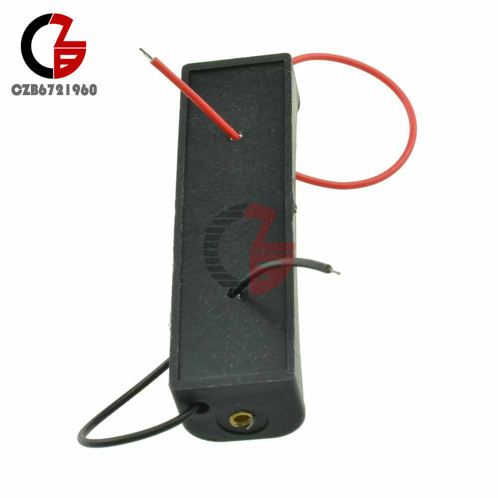 5PCS 1x AA Battery Holder Storage Box Case with 5" Lead 1.5V for DIY Experiment