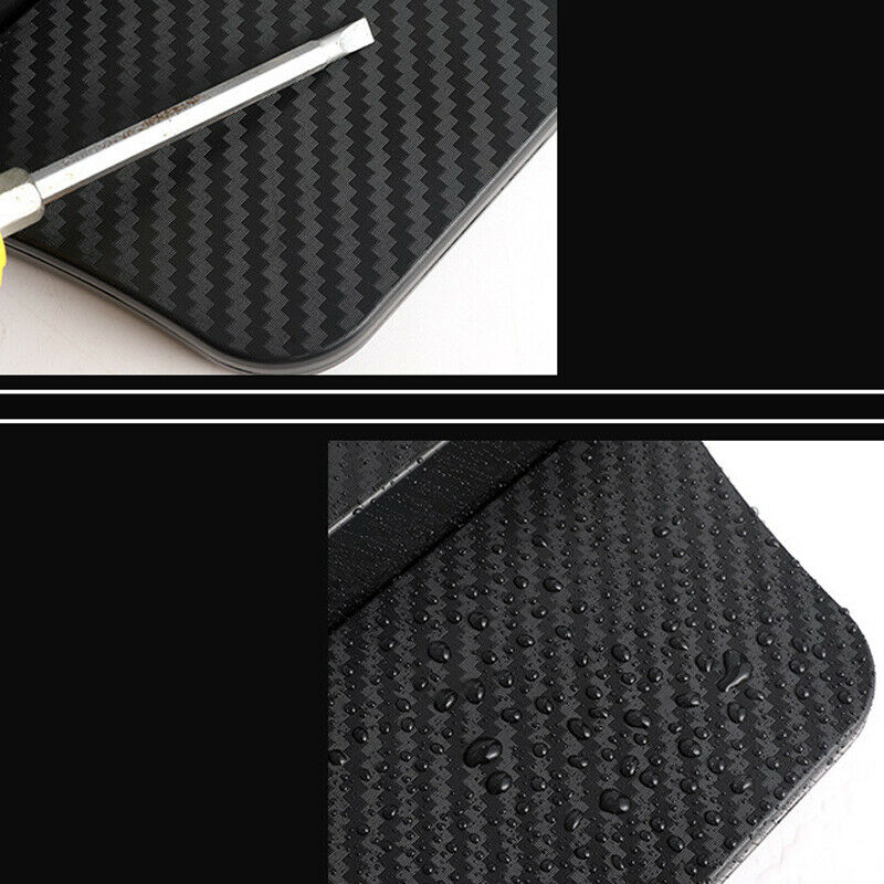 2PCS Car Driver Seat Side Storage Box Catch Organizer Pocket Holder Carbon Color