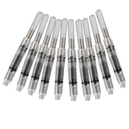 10Pcs Fountain Pen Ink Refill Supply Container Converter Cartridges Tubes Accs