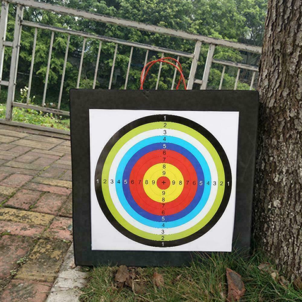 12x Archery Target Paper Hunting Practicing Shooting Target Sheets 40x40cm