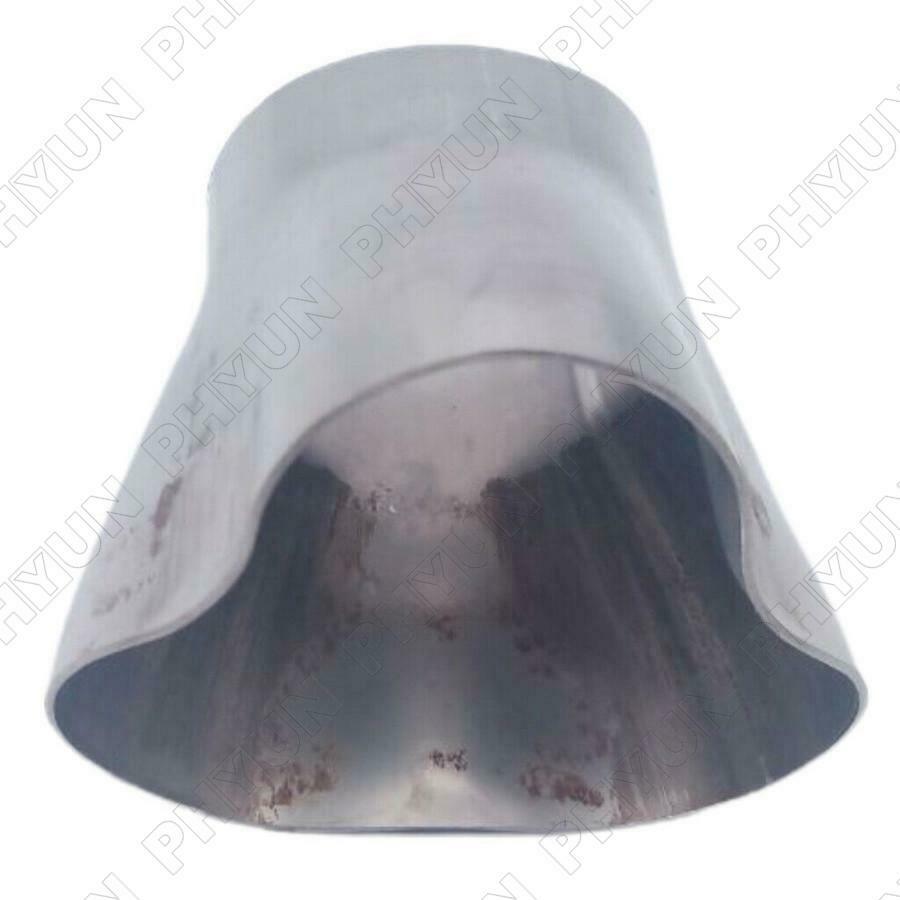 Stainless Steel 3 into 1 Car Exhaust Header Collector 1.75" Inlet 2.38" Outlet